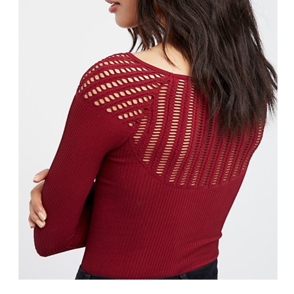 Free People cutout Long Sleeve